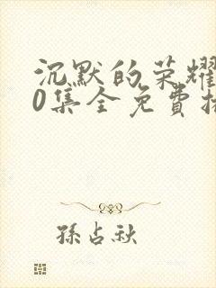 沉默的荣耀全40集全免费播放