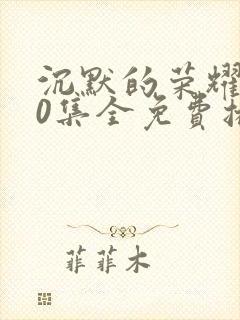 沉默的荣耀全40集全免费播放