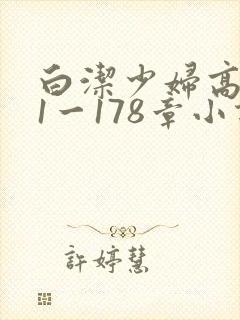 白洁少妇高义第1一178章小说