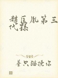 赵匡胤第三十四代孙封面