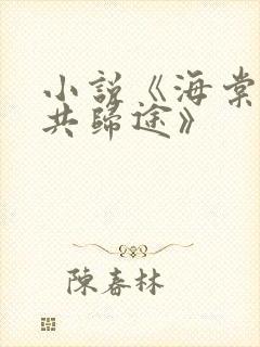 小说《海棠微雨共归途》