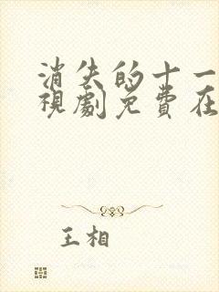 消失的十一层电视剧免费在线观看