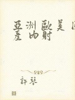 亚洲 欧美 国产 内射