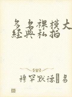 多名裸模大尺度经典私拍