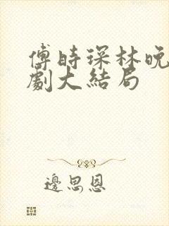 傅时琛林晚晚短剧大结局封面
