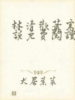 林清欢萧寒霆小说免费阅读封面