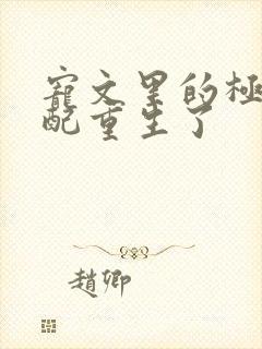 宠文里的极品男配重生了