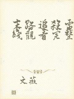 末路追杀电影在线观看完整免费高清悬疑片