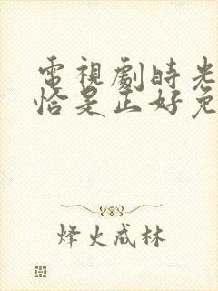 电视剧时光与他恰是正好免费观看