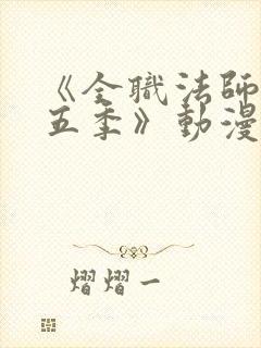 《全职法师 第五季》动漫封面