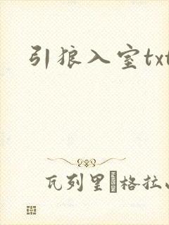 引狼入室txt