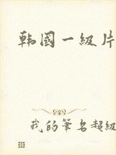 韩国一级片伦理