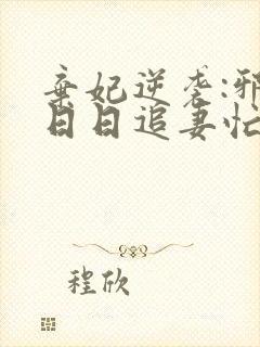 弃妃逆袭:邪王日日追妻忙完整小说