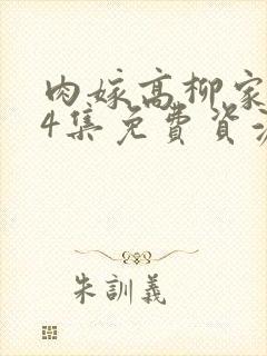 肉嫁高柳家1到4集免费资源封面