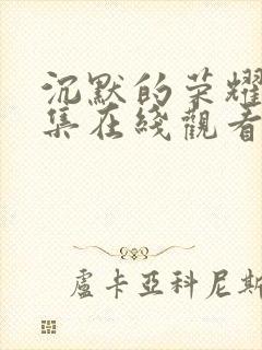 沉默的荣耀35集在线观看封面