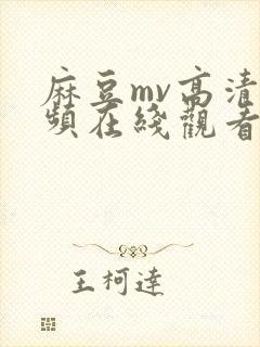 麻豆mv高清视频在线观看