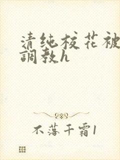 清纯校花被地狱调教h