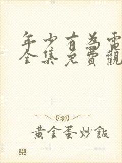 年少有为电视剧全集免费观看高清