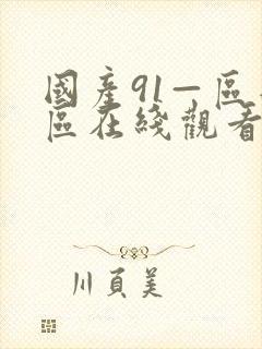 国产91—区二区在线观看