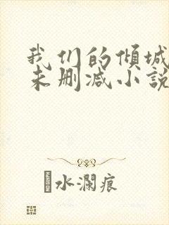 我们的倾城时光未删减小说