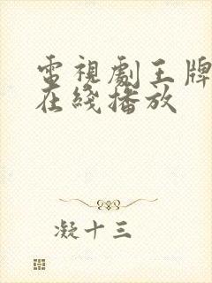 电视剧王牌部队在线播放