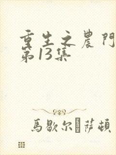 重生之农门肥妻第13集