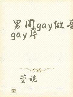 男同gay做受gay片封面