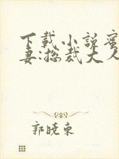 下载小说蜜宠甜妻:总裁大人,求放过