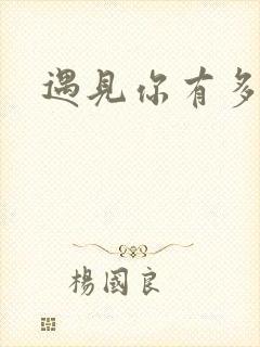 遇见你有多幸运封面