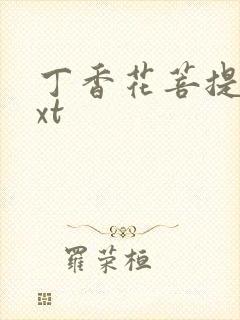 丁香花菩提树txt