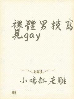 裸体男模写真全见gay封面