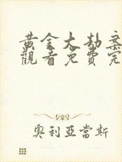 黄金大劫案在线观看免费完整版封面