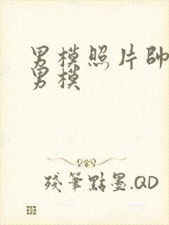 男模照片帅气的男模