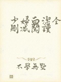 少妇白洁全文无删减阅读封面