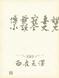 傅爷宠妻甜入骨小说全文免费阅读