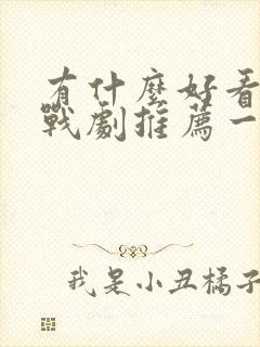 有什么好看的谍战剧推荐一下