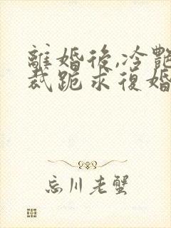 离婚后,冷艳总裁跪求复婚