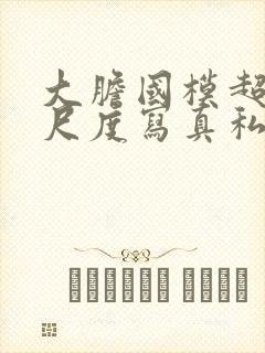大胆国模超超大尺度写真私拍在线播