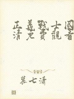 正义战士国语高清免费观看