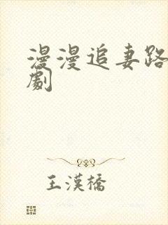 漫漫追妻路 短剧