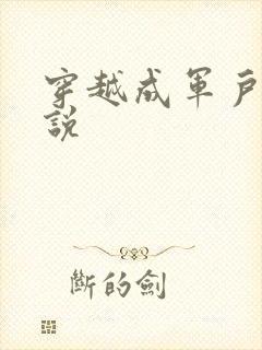 穿越成军户的小说