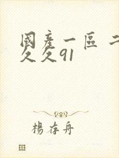 国产一区 二区久久91封面