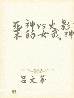 死神vs火影终末的女武神封面