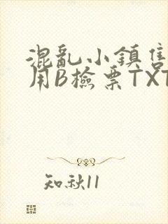 混乱小镇售票员用B检票TXT