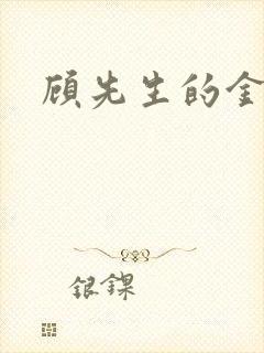 顾先生的金丝雀封面