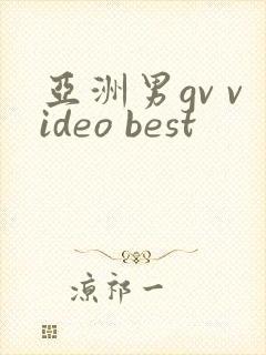亚洲男gv video best