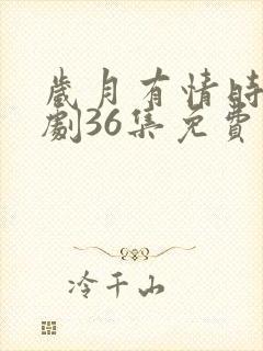 岁月有情时电视剧36集免费播放