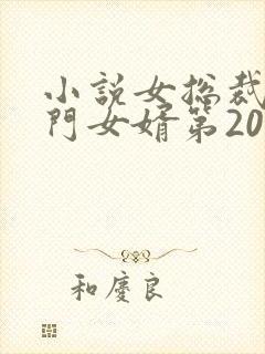 小说女总裁的上门女婿第20章