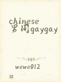 chinese男同gaygay