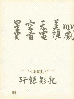 星空天美mv免费看电视剧版